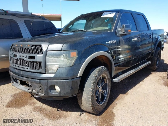 2013 Ford F-150 XL with VIN 1FTFW1ET8DFC58044, listed as a IAAI auction lot 41711838 with 161,152 mi miles. Bid and sale history available at carsss.com. Image 2.