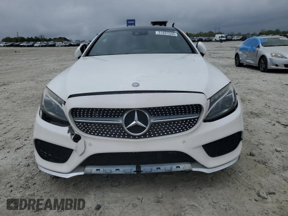 2017 Mercedes-Benz C 300 with VIN WDDWJ4JB3HF386989, listed as a Copart auction lot 51231535 with Not Provided miles and Salvage Title. Bid and sale history available at carsss.com. Image 5.