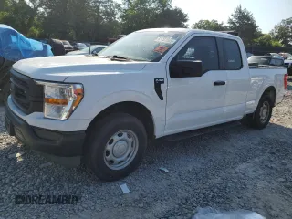2022 Ford F-150 XL with VIN 1FTFX1E55NKE41909, listed as a Copart auction lot 63763585 with 28,742 mi miles and Clean title. Bid and sale history available at DreamBid. Image 1.