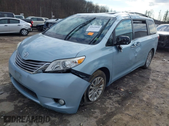 2017 Toyota Sienna XLE Auto Access Seat with VIN 5TDYZ3DC9HS815837, listed as a IAAI auction lot 41625844 with 102,956 mi miles and . Bid and sale history available at DreamBid. Image 2.