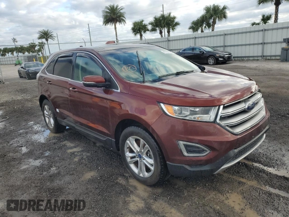 2015 Ford Edge SEL with VIN 2FMTK4J93FBB89807, listed as a Copart auction lot 44277955 with 0 mi miles and Non Repairable. Bid and sale history available at carsss.com. Image 4.