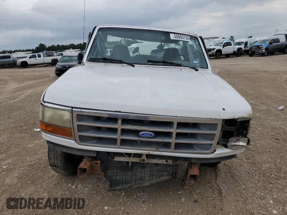 1995 Ford F-150 with VIN 1FTEF15N3SNA16648, listed as a Copart auction lot 55693755 with Not provided miles and Salvage title. Bid and sale history available at DreamBid. Image 5.