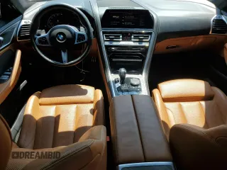 2020 BMW 8 Series 840i with VIN WBAGV2C06LCD56253, listed as a Copart auction lot 63133353 with 25,553 mi miles. Bid and sale history available at carsss.com. Image 8.