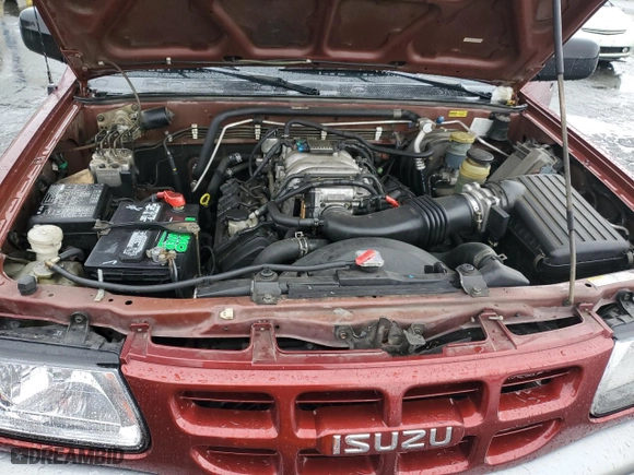 2002 Isuzu Rodeo S with VIN 4S2CK58W624326351, listed as a Copart auction lot 80101064 with 210,782 mi miles and Salvage Title. Bid and sale history available at carsss.com. Image 11.