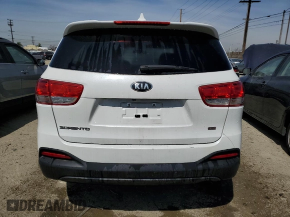 2018 Kia Sorento L with VIN 5XYPG4A31JG346631, listed as a Copart auction lot 50073165 with 126,182 mi miles and Clean Title. Bid and sale history available at carsss.com. Image 6.