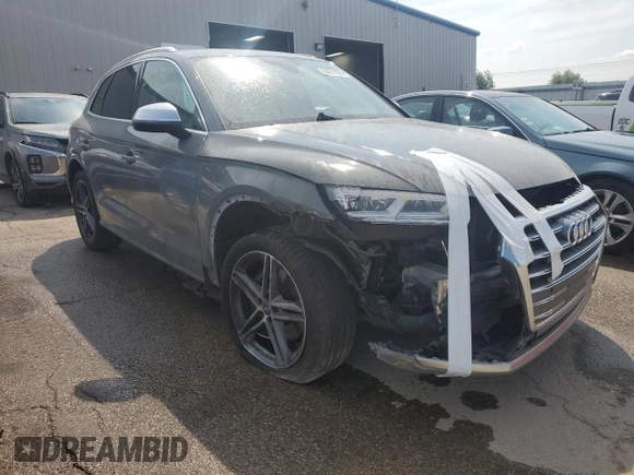 2019 Audi SQ5 Premium Plus with VIN WA1B4AFY3K2002715, listed as a Copart auction lot 64977024 with 73,762 mi miles and Salvage Title. Bid and sale history available at DreamBid. Image 4.