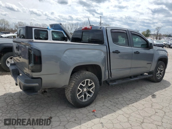 2021 GMC Canyon 4WD AT4 w/Cloth with VIN 1GTG6FEN9M1121579, listed as a Copart auction lot 45807625 with 0 mi miles and Salvage Title. Bid and sale history available at carsss.com. Image 3.