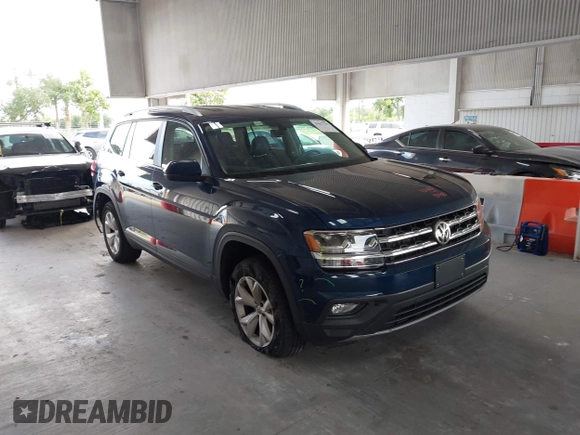2019 Volkswagen Atlas SE with VIN 1V2LR2CAXKC605369, listed as a IAAI auction lot 39617117 with 74,432 mi miles and . Bid and sale history available at DreamBid. Image 1.