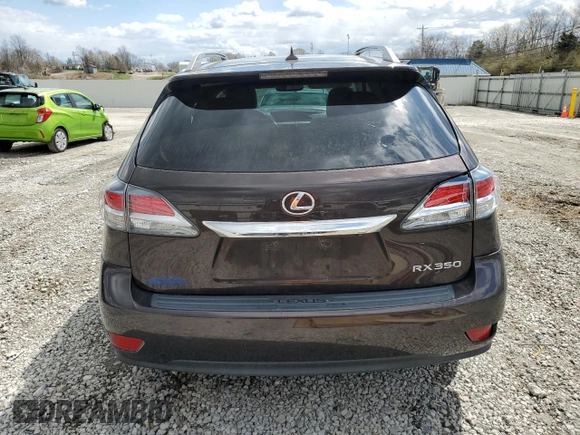 2013 Lexus RX 350 with VIN 2T2BK1BA8DC160309, listed as a Copart auction lot 50585295 with Not Provided miles and Salvage Title. Bid and sale history available at carsss.com. Image 6.