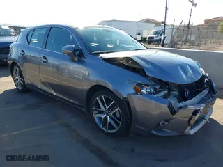 2015 Lexus CT 200h Hybrid with VIN JTHKD5BH3F2214523, listed as a IAAI auction lot 41524155 with 111,349 mi miles. Bid and sale history available at carsss.com. Image 1.