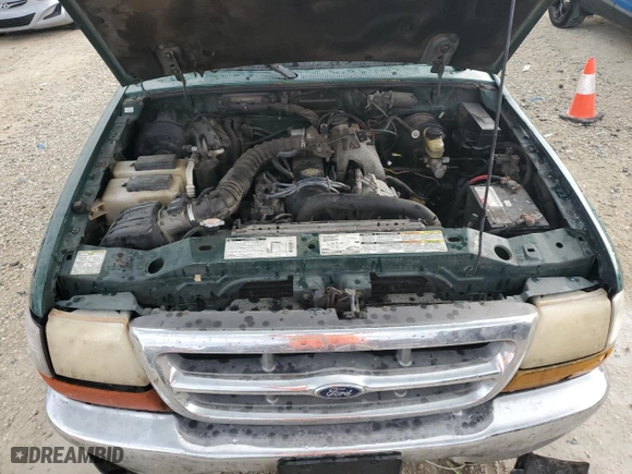 1999 Ford Ranger XL with VIN 1FTYR14C4XTA28086, listed as a Copart auction lot 74068354 with 266,853 mi miles and Non Repairable. Bid and sale history available at carsss.com. Image 11.