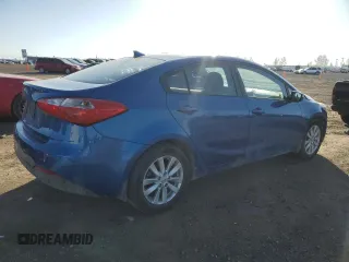 2014 Kia Forte LX with VIN KNAFX4A68E5201538, listed as a Copart auction lot 54534365 with 251,536 mi miles and Salvage Title. Bid and sale history available at carsss.com. Image 3.