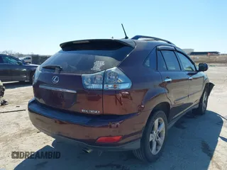2008 Lexus RX 350 with VIN JTJGK31U780014501, listed as a IAAI auction lot 41841201 with 162,059 mi miles and . Bid and sale history available at DreamBid. Image 4.