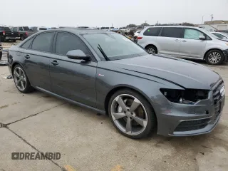 2015 Audi A6 3.0T Prestige with VIN WAUHGAFC8FN025193, listed as a Copart auction lot 43638985 with 71,456 mi miles and Clean Title. Bid and sale history available at carsss.com. Image 4.