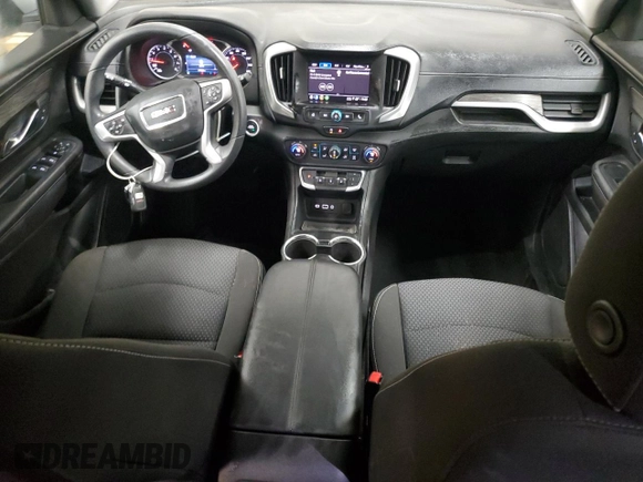 2022 GMC Terrain SLE with VIN 3GKALTEV3NL249523, listed as a Copart auction lot 56472945 with 27,620 mi miles and Salvage title. Bid and sale history available at DreamBid. Image 8.