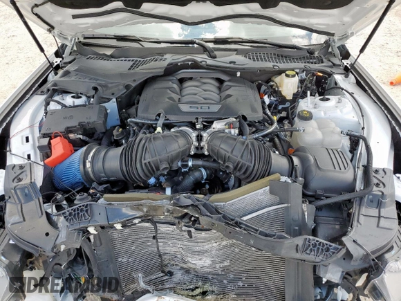 2024 Ford Mustang GT with VIN 1FA6P8CF6R5428391, listed as a Copart auction lot 66155465 with 14,806 mi miles and Salvage title. Bid and sale history available at DreamBid. Image 11.