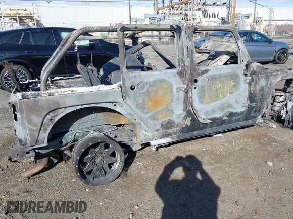 2008 Jeep Wrangler Unlimited Rubicon with VIN 1J8GA69188L591336, listed as a IAAI auction lot 40878648 with Not Provided miles and . Bid and sale history available at DreamBid. Image 4.