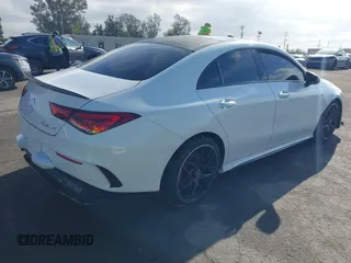 2021 Mercedes-Benz CLA 45 AMG with VIN W1K5J5DB4MN206125, listed as a IAAI auction lot 40928985 with 34,410 mi miles and . Bid and sale history available at DreamBid. Image 4.
