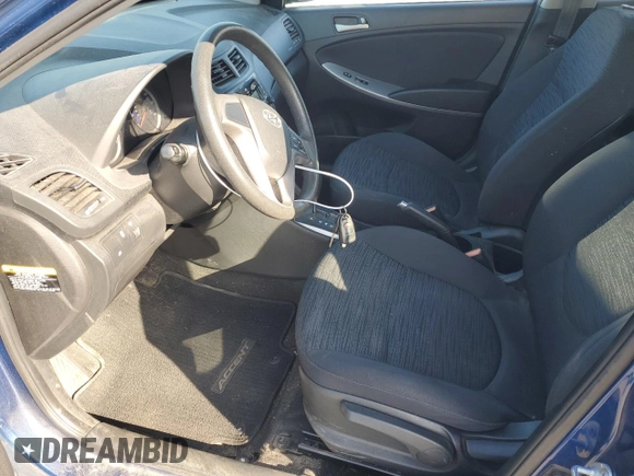 2017 Hyundai Accent SE with VIN KMHCT5AE7HU313588, listed as a Copart auction lot 54993785 with 81,563 mi miles and Clean Title. Bid and sale history available at carsss.com. Image 7.