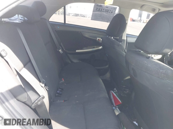 2011 Toyota Corolla L with VIN 2T1BU4EE2BC673146, listed as a IAAI auction lot 41802185 with 183,180 mi miles. Bid and sale history available at carsss.com. Image 8.