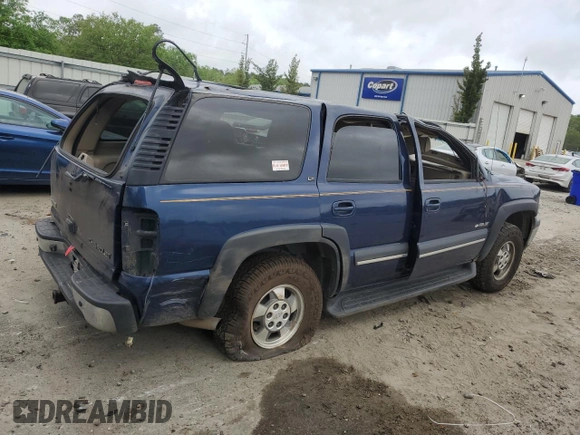 2003 Chevrolet Tahoe Z71 z VIN 1GNEK13Z63R303291, wystawiony jako Copart lot #51689825 z przebiegiem 192 372 mil mil oraz Szkoda całkowita • Salvage title. Historia ofert i sprzedaży dostępna na DreamBid. Obrazek 3.