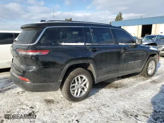 2024 Jeep Grand Cherokee L Laredo X with VIN 1C4RJKAG9R8579533, listed as a Copart auction lot 42351115 with 7,862 mi miles and Clean Title. Bid and sale history available at carsss.com. Image 3.