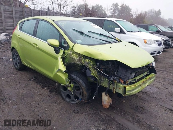 2011 Ford Fiesta SES with VIN 3FADP4FJ8BM107209, listed as a IAAI auction lot 41838522 with 142,730 mi miles. Bid and sale history available at carsss.com. Image 1.