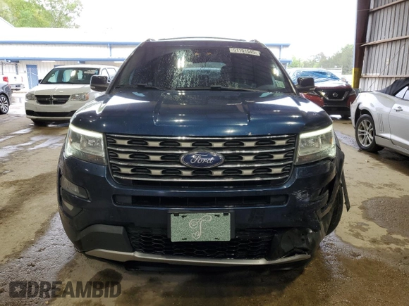 2017 Ford Explorer XLT with VIN 1FM5K7DH4HGD78362, listed as a Copart auction lot 51101545 with 127,091 mi miles and Salvage Title. Bid and sale history available at DreamBid. Image 5.