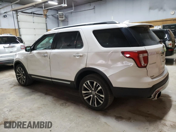 2016 Ford Explorer Platinum with VIN 1FM5K8HT9GGC70998, listed as a Copart auction lot 60282655 with 155,266 mi miles and Clean title. Bid and sale history available at DreamBid. Image 2.