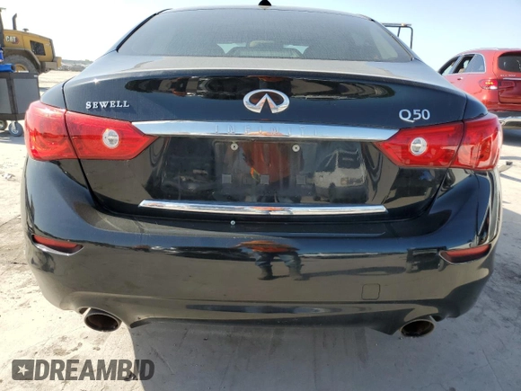 2015 Infiniti Q50 Premium with VIN JN1BV7AP3FM357305, listed as a Copart auction lot 52581735 with 126,303 mi miles and Clean Title. Bid and sale history available at carsss.com. Image 6.