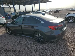 2023 Honda Civic EX with VIN 2HGFE1F7XPH317930, listed as a Copart auction lot 63257205 with 44,600 mi miles and Salvage title. Bid and sale history available at DreamBid. Image 2.