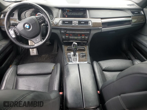 2015 BMW 7 Series 750Li with VIN WBAYE8C54FD782389, listed as a Copart auction lot 45150445 with 122,788 mi miles and Clean Title. Bid and sale history available at carsss.com. Image 8.