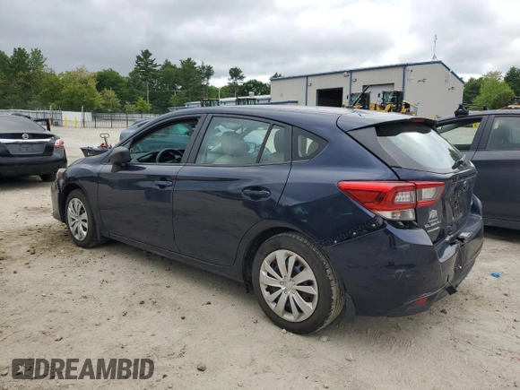 2020 Subaru Impreza with VIN 4S3GTAB60L3723072, listed as a Copart auction lot 58801595 with 28,685 mi miles and Salvage title. Bid and sale history available at DreamBid. Image 2.