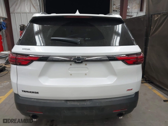 2022 Chevrolet Traverse RS with VIN 1GNERJKW3NJ130494, listed as a IAAI auction lot 41676897 with 54,571 mi miles. Bid and sale history available at carsss.com. Image 16.