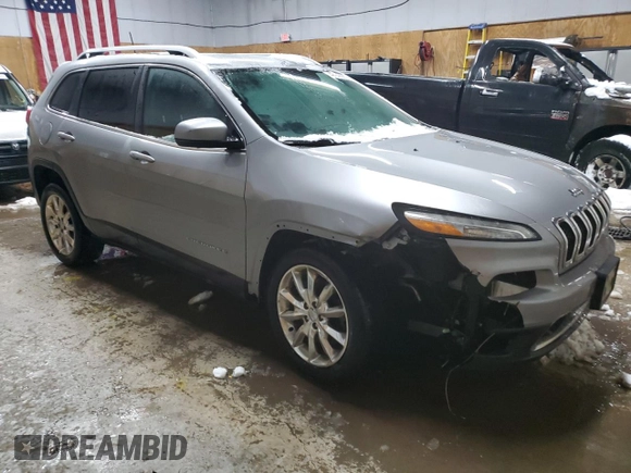 2016 Jeep Cherokee Limited with VIN 1C4PJLDB3GW216490, listed as a Copart auction lot 42949905 with 171,626 mi miles and Salvage Title. Bid and sale history available at carsss.com. Image 4.