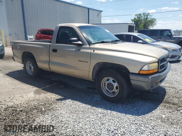 2002 Dodge Dakota with VIN 1B7FL16X62S519749, listed as a Copart auction lot 52776145 with 158,601 mi miles and Salvage Title. Bid and sale history available at carsss.com. Image 4.