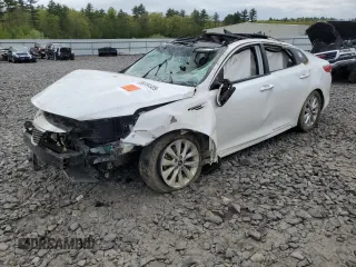 2016 Kia Optima EX z VIN 5XXGU4L39GG091553, wystawiony jako Copart lot #56754325 z przebiegiem Nie podano mil oraz Szkoda całkowita • Salvage title. Historia ofert i sprzedaży dostępna na DreamBid. Obrazek 1.