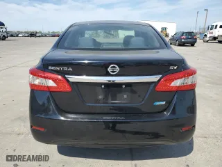 2014 Nissan Sentra SV with VIN 3N1AB7AP0EL655582, listed as a Copart auction lot 50393155 with 85,452 mi miles and Salvage Title. Bid and sale history available at carsss.com. Image 6.