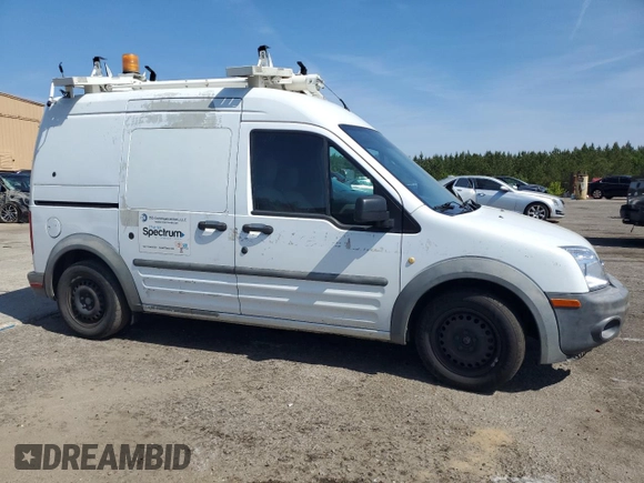 2011 Ford Transit Connect XL with VIN NM0LS7AN6BT063791, listed as a Copart auction lot 54600735 with 192,491 mi miles and Salvage title. Bid and sale history available at DreamBid. Image 4.