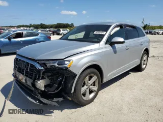 2020 Audi Q7 Premium with VIN WA1AJAF70LD009140, listed as a Copart auction lot 50980484 with 61,544 mi miles. Bid and sale history available at carsss.com. Image 1.