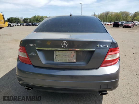 2011 Mercedes-Benz C 300 Sport with VIN WDDGF8BB9BR165933, listed as a Copart auction lot 55478725 with 135,734 mi miles and Salvage title. Bid and sale history available at DreamBid. Image 6.