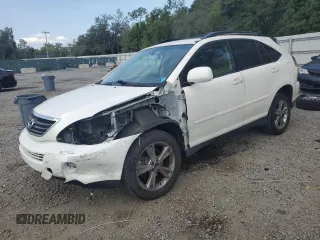 2006 Lexus RX 400h with VIN JTJGW31U860002617, listed as a Copart auction lot 56389405 with 190,137 mi miles and Salvage title. Bid and sale history available at DreamBid. Image 1.