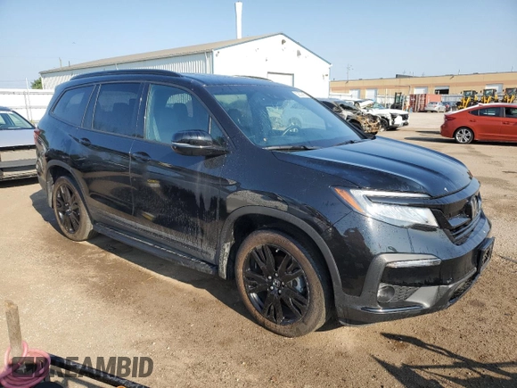 2019 Honda Pilot Elite with VIN 5FNYF6H09KB507265, listed as a Copart auction lot 62853885 with Not provided miles and Clean title. Bid and sale history available at DreamBid. Image 4.