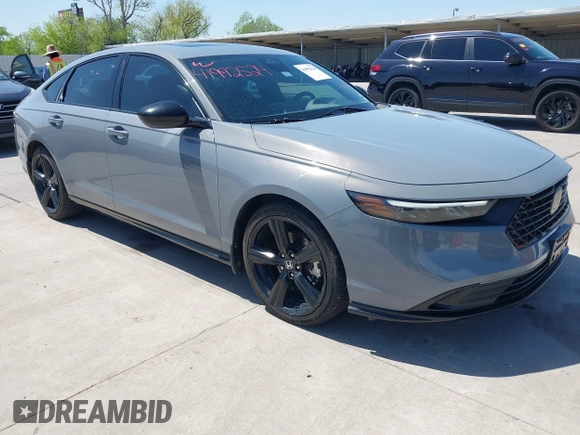 2023 Honda Accord Sport-L with VIN 1HGCY2F79PA053548, listed as a IAAI auction lot 41992524 with 50,334 mi miles and . Bid and sale history available at DreamBid. Image 1.