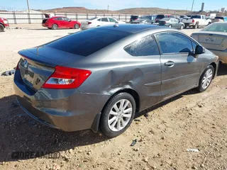 2012 Honda Civic Cpe EX with VIN 2HGFG3B8XCH550429, listed as a IAAI auction lot 41387936 with 176,432 mi miles. Bid and sale history available at carsss.com. Image 4.