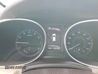2017 Hyundai Santa Fe Sport 2.0T with VIN 5NMZU4LA1HH040946, listed as a Copart auction lot 48427805 with 116,119 mi miles and Salvage Title. Bid and sale history available at carsss.com. Image 9.