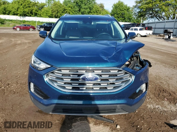 2020 Ford Edge SEL with VIN 2FMPK4J90LBB17282, listed as a Copart auction lot 58795885 with 80,583 mi miles and Salvage title. Bid and sale history available at DreamBid. Image 5.