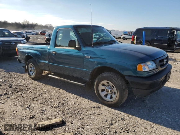 2004 Mazda B-Series 2WD Truck with VIN 4F4YR12D74TM06237, listed as a Copart auction lot 88998615 with 139,820 mi miles and Salvage Title. Bid and sale history available at carsss.com. Image 4.