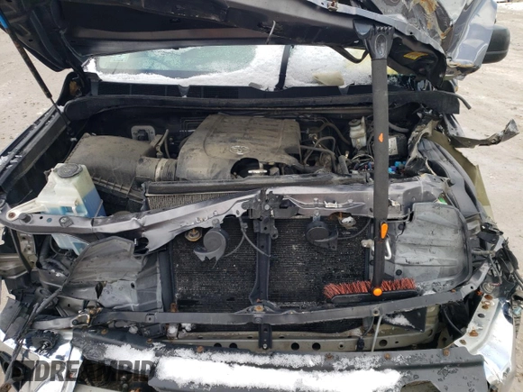 2016 Toyota Tundra 4WD Truck SR with VIN 5TFUM5F16GX068419, listed as a Copart auction lot 86825294 with 187,234 mi miles and Salvage Title. Bid and sale history available at carsss.com. Image 11.