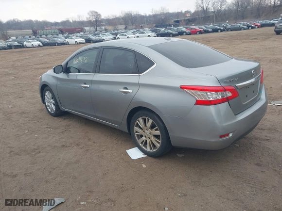 2014 Nissan Sentra SR with VIN 3N1AB7AP4EL634198, listed as a IAAI auction lot 42013632 with 209,145 mi miles. Bid and sale history available at carsss.com. Image 3.